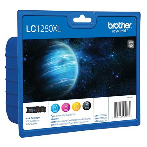 Brother LC | 1280XL Value Pack | Black | Yellow | Cyan | Magenta | Ink cartridge - 2